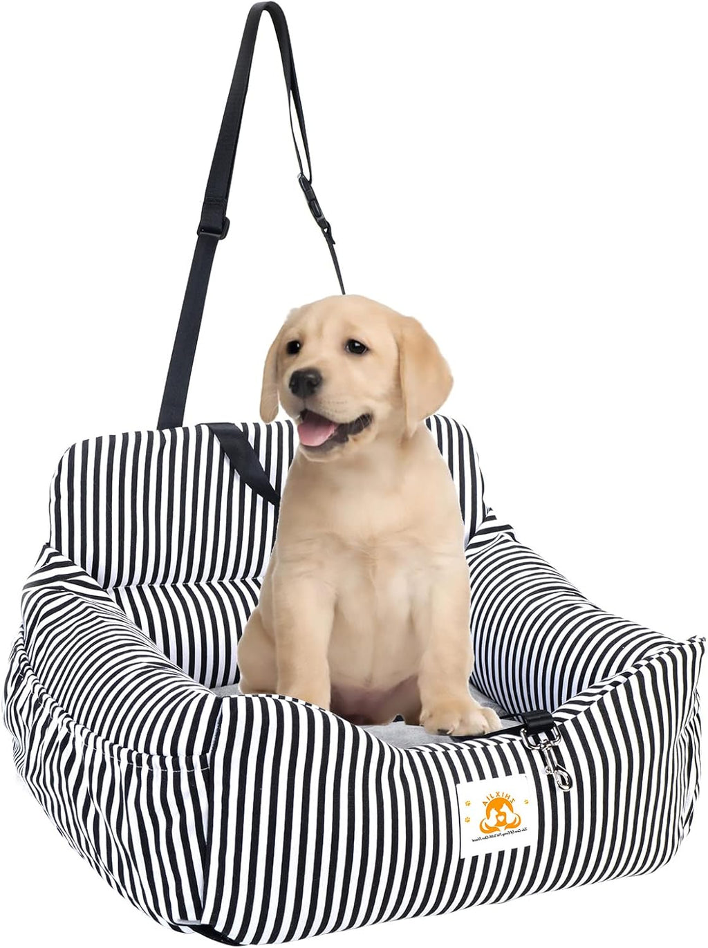 Dog Car Seat with Storage Pocket and Safety Leash A395