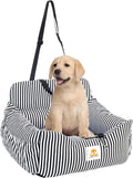 Dog Car Seat with Storage Pocket and Safety Leash A395
