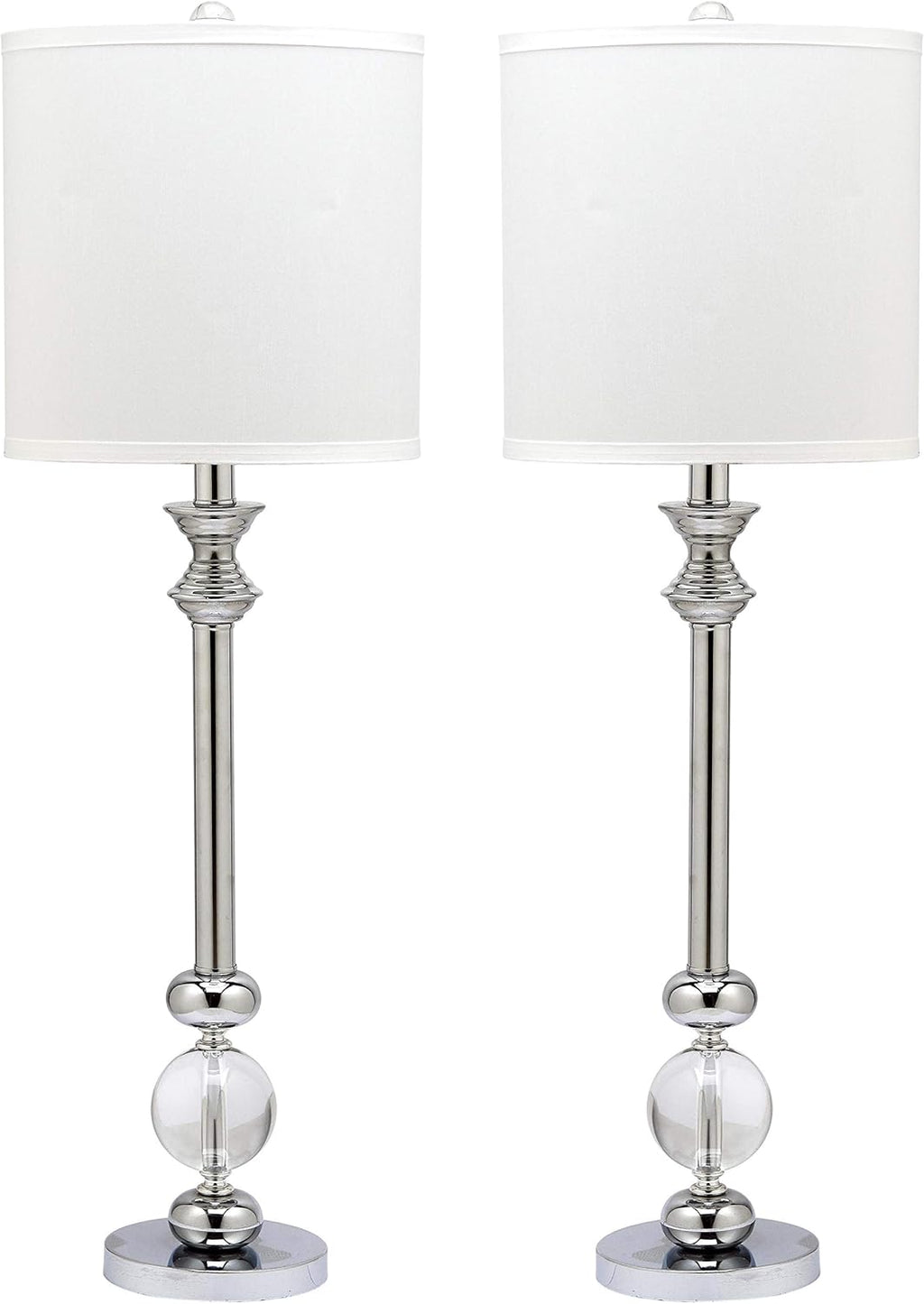 Crystal Candlestick 31-inch Table Lamp Set of 2 O77631