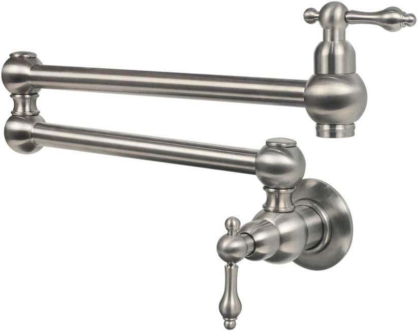 Black Brass Pot Filler Faucet F6534