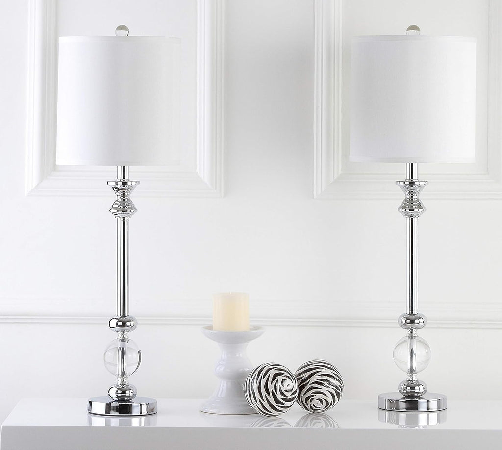 Crystal Candlestick 31-inch Table Lamp Set of 2 O77631
