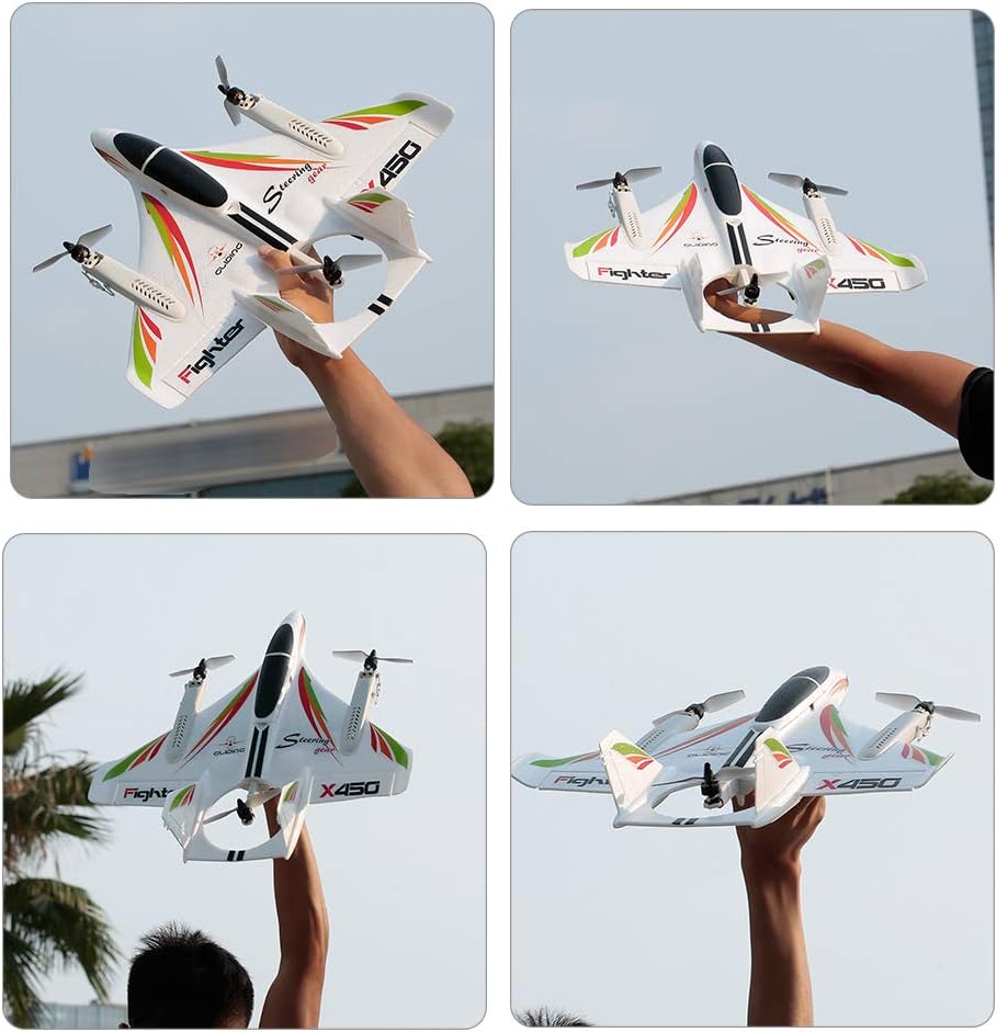 2.4G Remote Control 6 Channel Brushless Motor RC Airplane D673