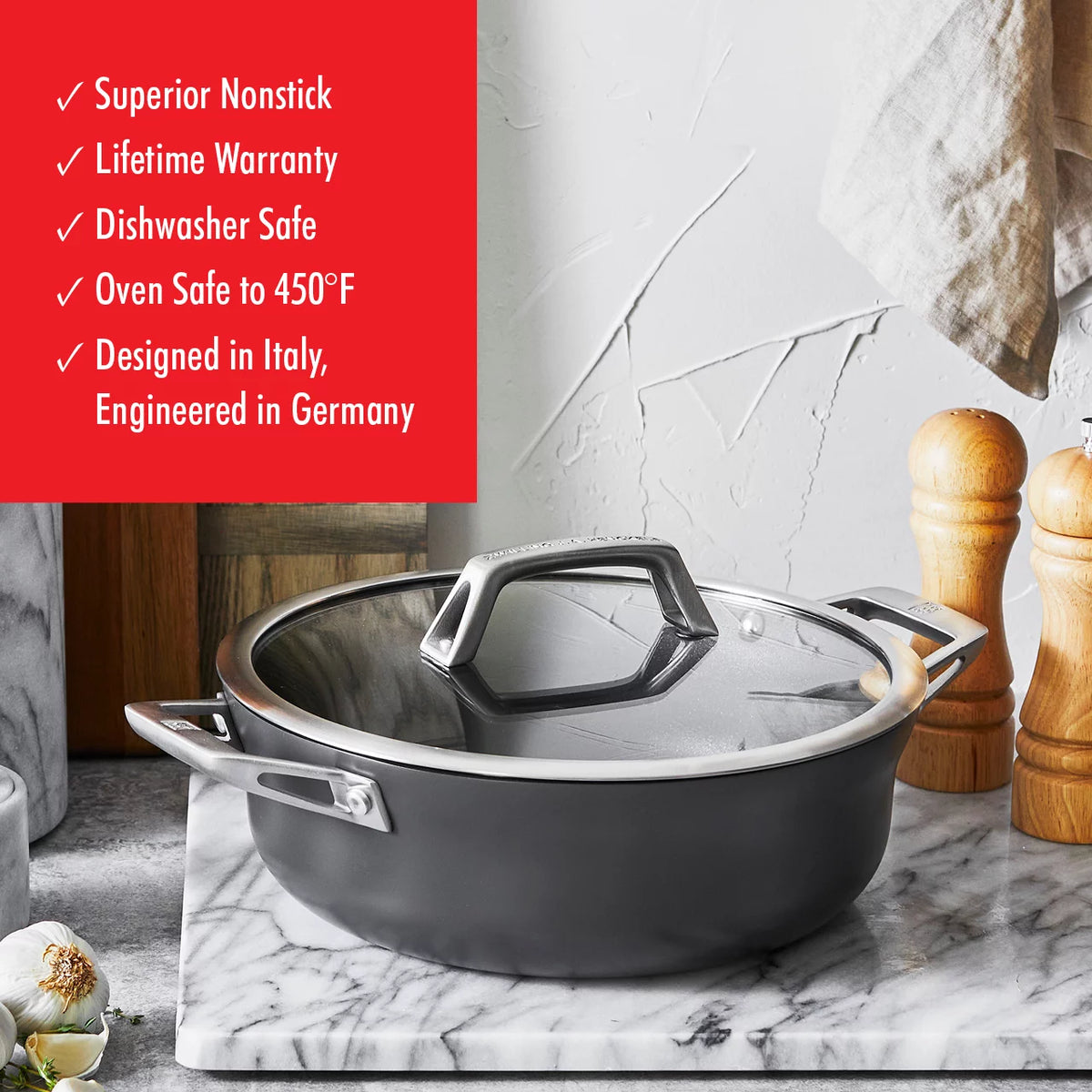 10-pc Aluminum Nonstick Cookware Set Z34457