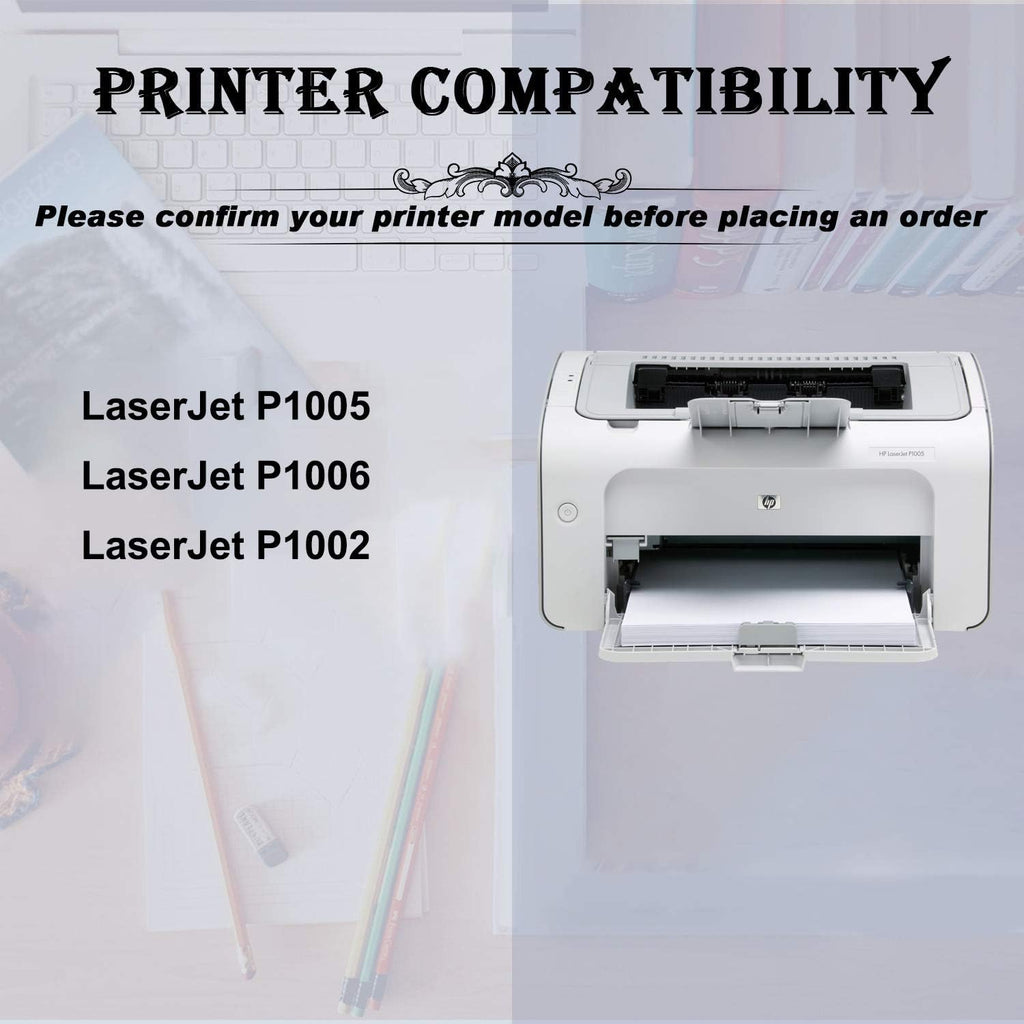 2 Pack Compatible Toner Cartridge for HP CB435A K37762