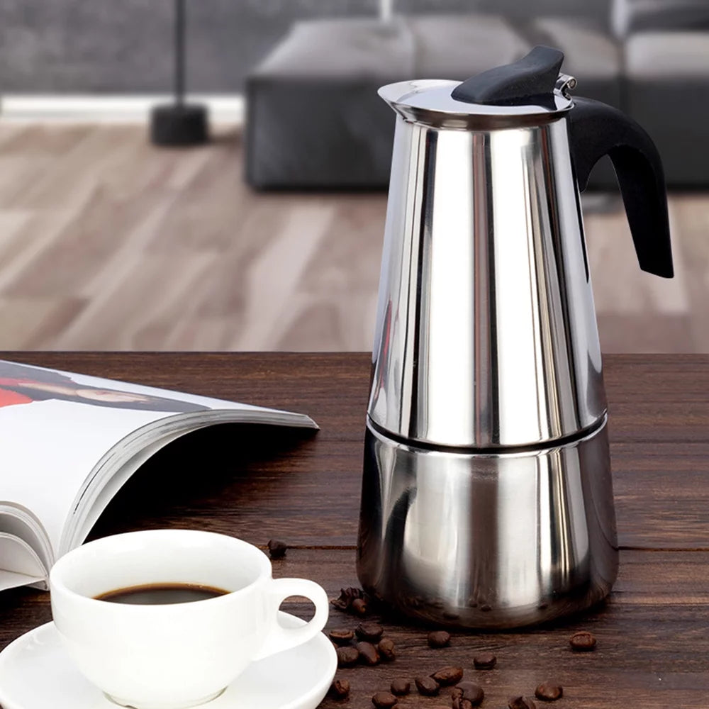 Stainless Steel Electric Coffee Maker Q33065