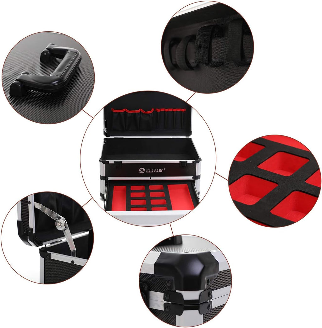 Portable Aluminum Tool box with Drawer H3382