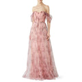 Blush Floral Tulle Gown R641626
