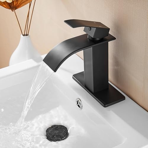 Tall Matte Black Vessel Sink Faucet X69148