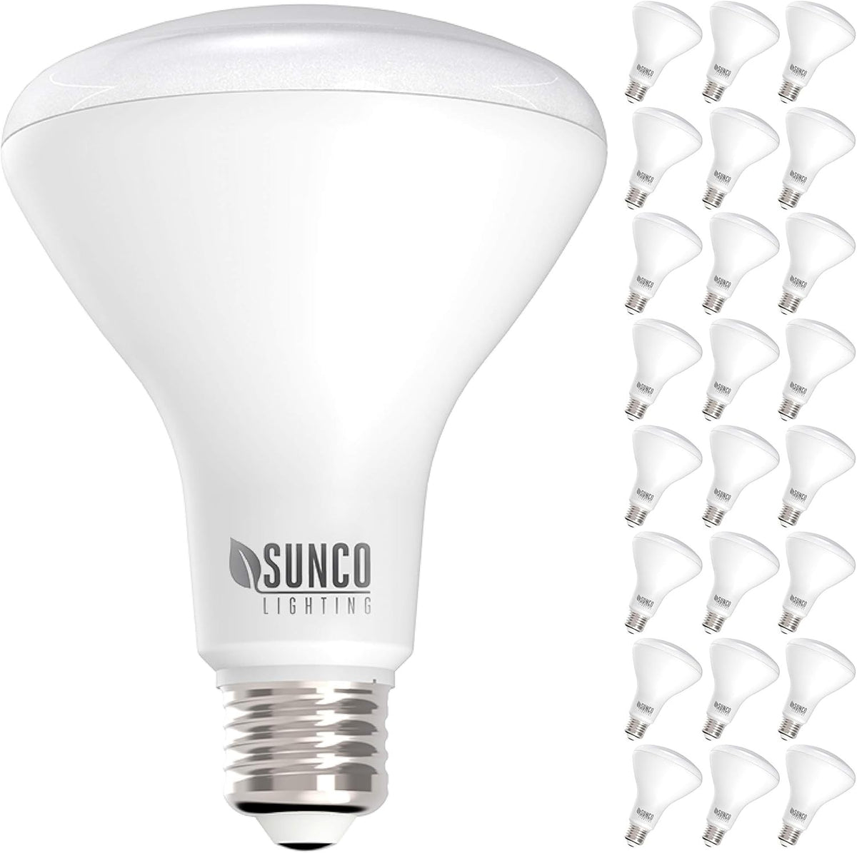 24 Pack BR30 LED Bulbs, 11W Equivalent 65W, 4000K Cool White, E26 Base, Dimmable Recessed Can Light Bulbs A4810