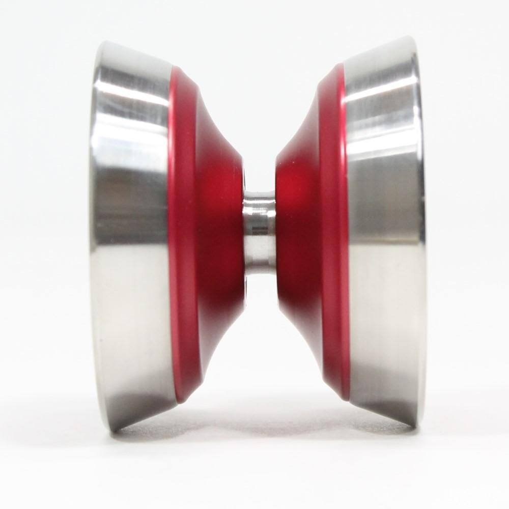 Bi-Metal Yo-Yo Red with Silver Rim E463