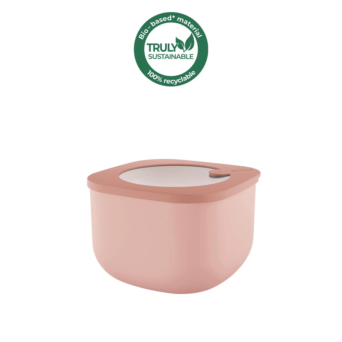 Airtight Fridge Freezer Microwave Containers Peach Blossom Pink 1550cc J9037