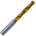 Solid Carbide Jobber Drill, Tin Finish, Spiral Flute, 74mm OAL R69791