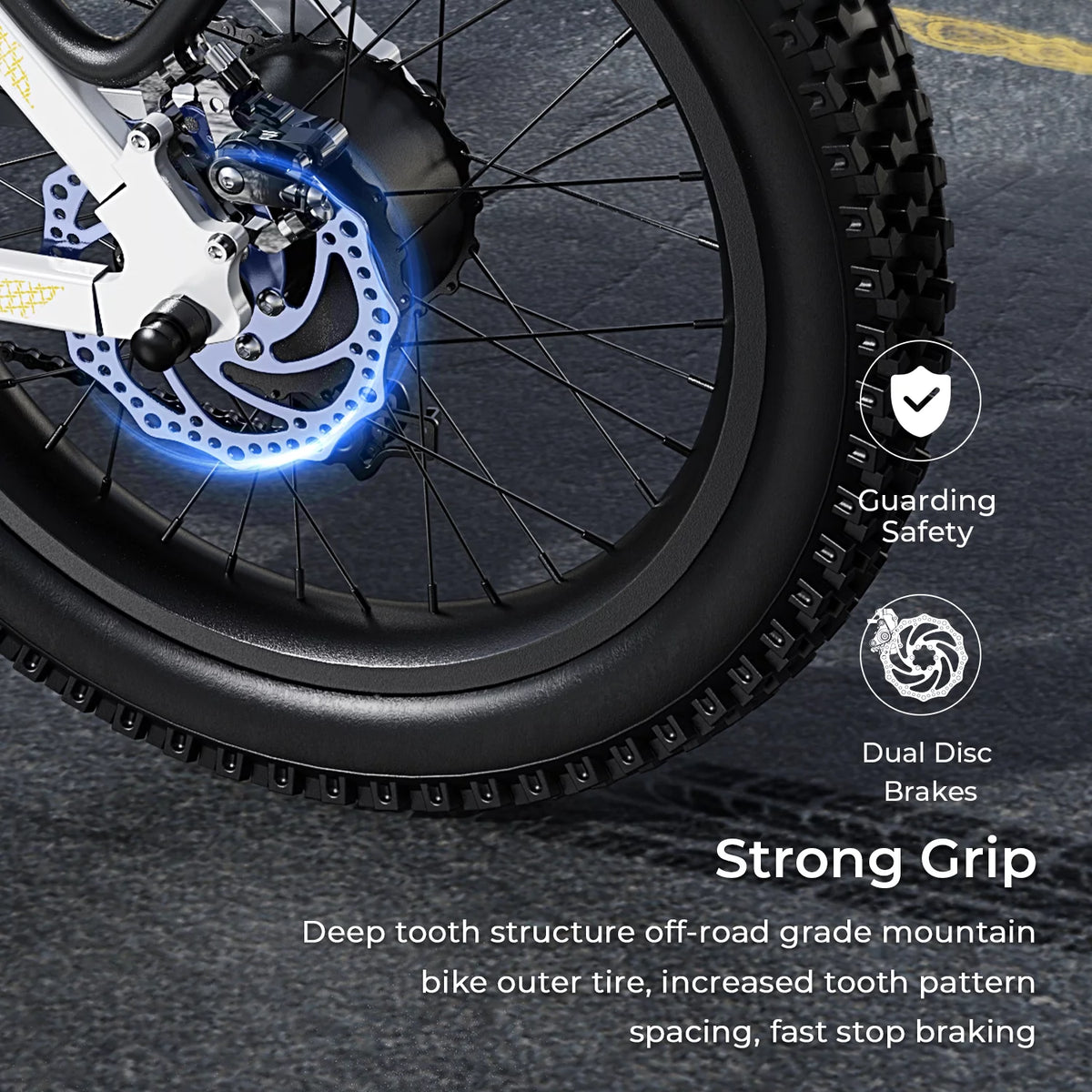 48V 15AH 750W Folding Electric Bike 20" Fat Tire C362