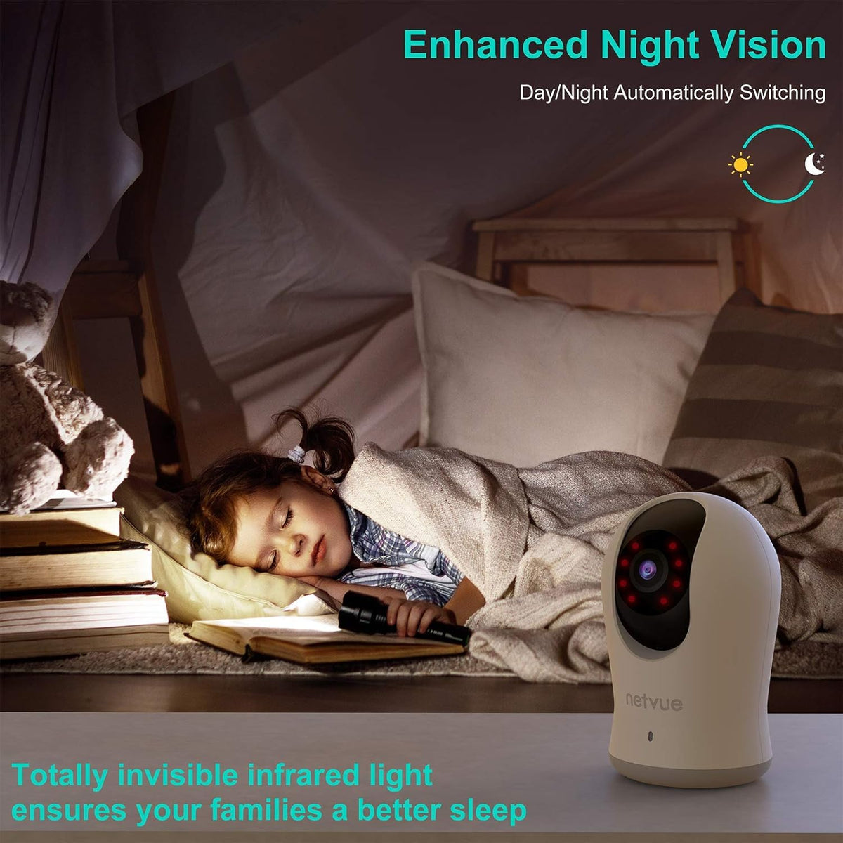 2K Indoor Camera with Night Vision T1617
