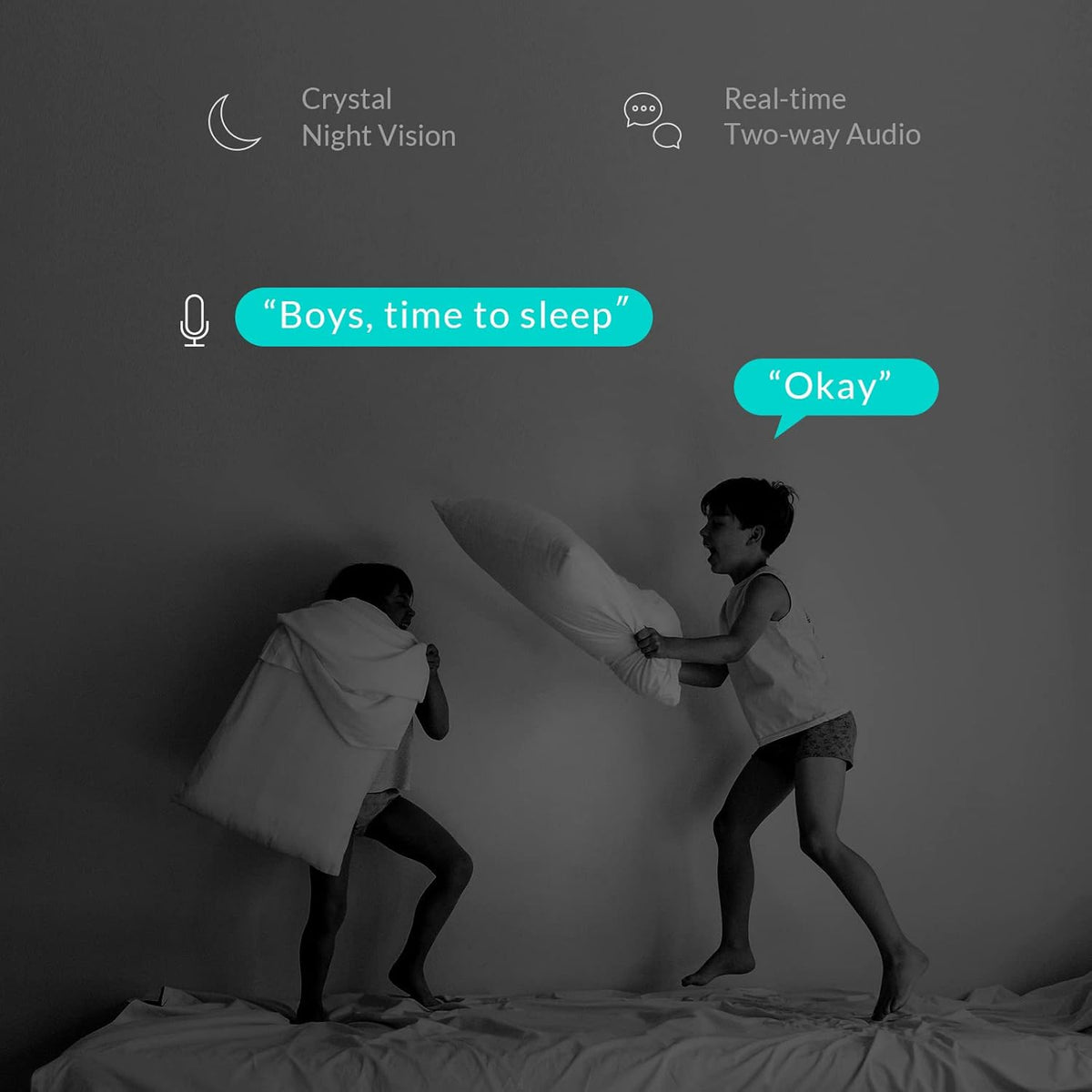 2K Indoor Camera with Night Vision T1617