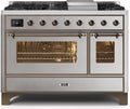 48 Dual Fuel Natural Gas Range in Stainless Steel O4229