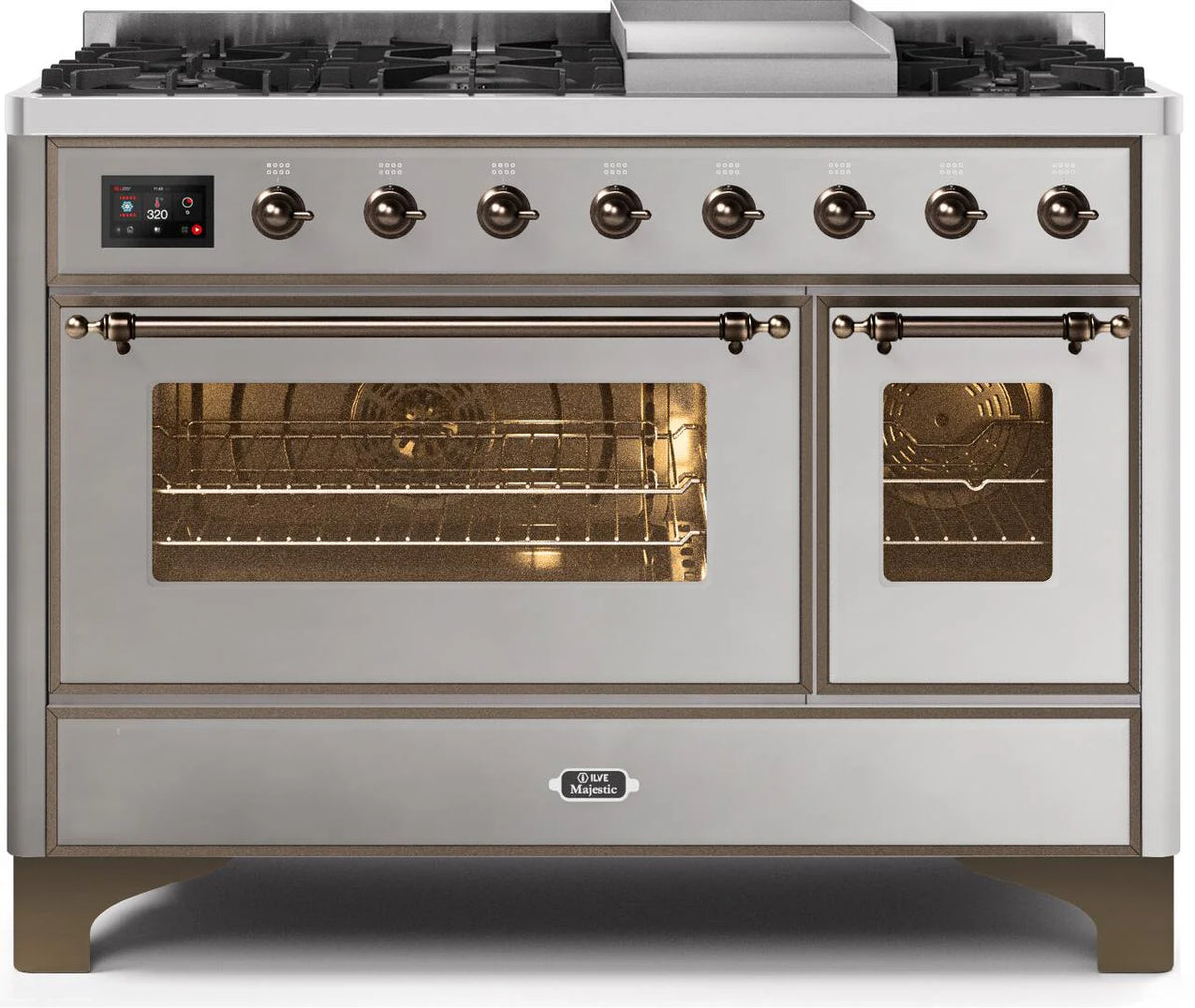 48 Dual Fuel Natural Gas Range in Stainless Steel O4229
