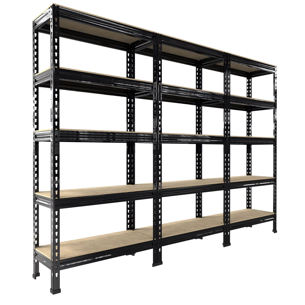 5 Tier Adjustable Metal Storage Shelves, 3 Pack P44977