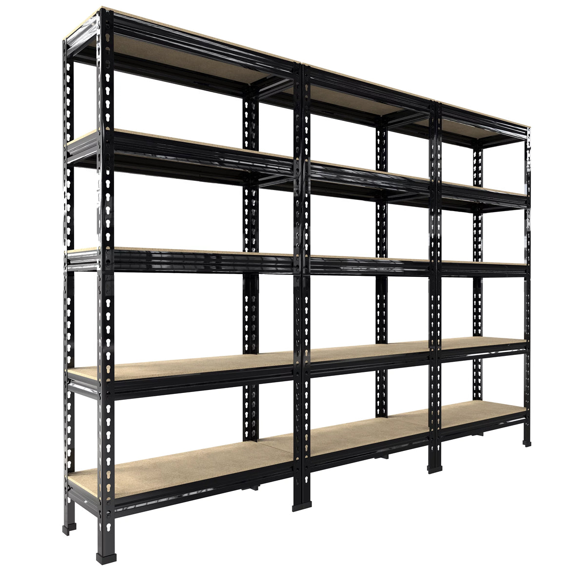5 Tier Adjustable Metal Storage Shelves, 3 Pack P44977