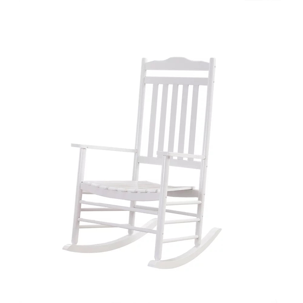 White Wood Rocking Chair W4629