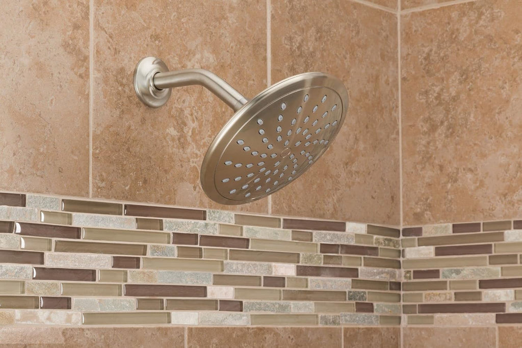 Brushed Nickel Round Rainshower Showerhead, Pack of 2 K69839