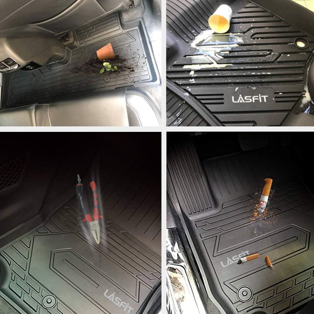 Ford Ranger SuperCrew Cab Front & Rear TPE Floor Liners M72093