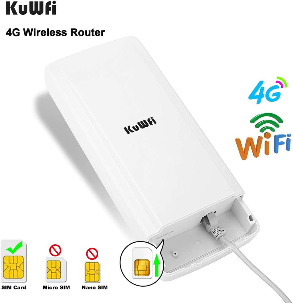 Outdoor 4G LTE WiFi Router with POE Adapter N14413