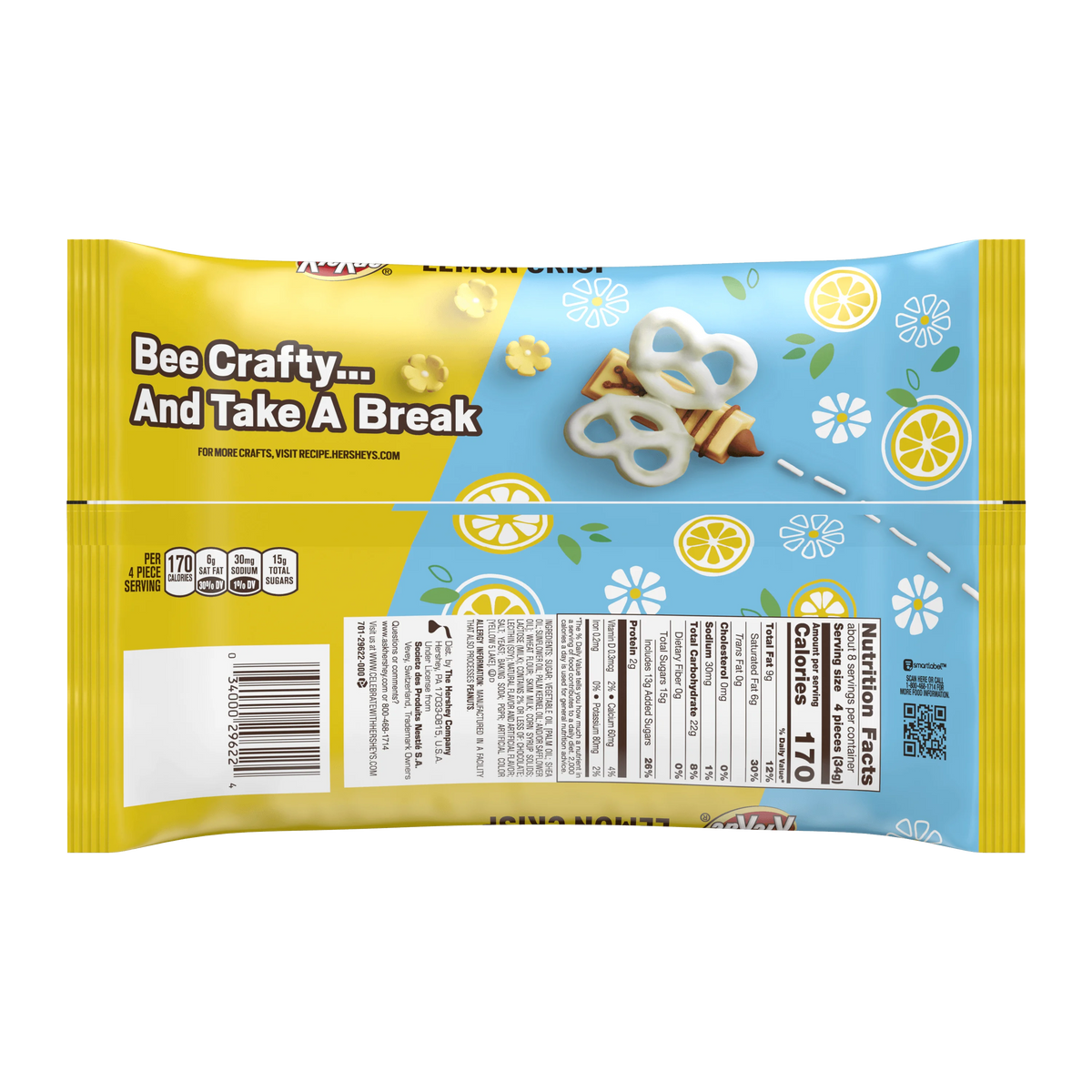 Easter Lemon Crisp Miniature Wafer Candy, 9 Oz V5708