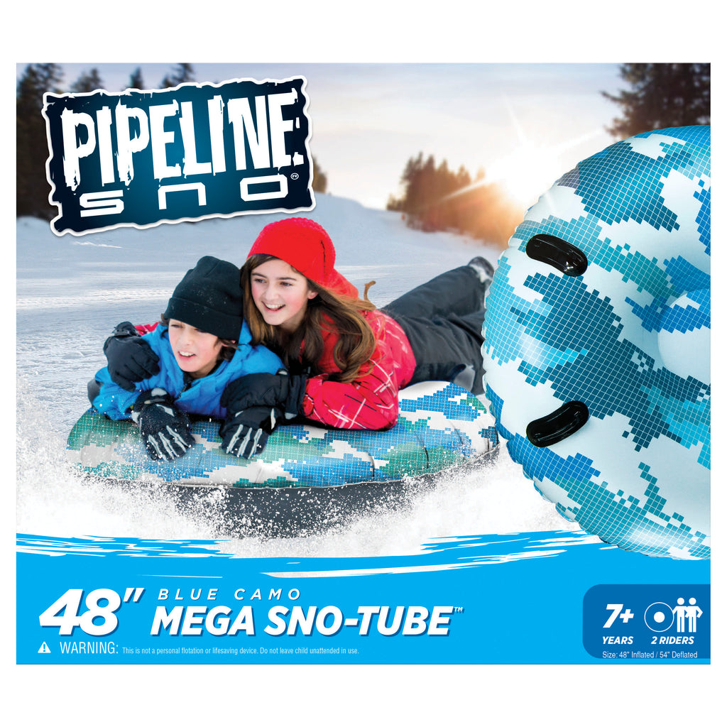 Blue Camo Snow Tube - 48" O9053