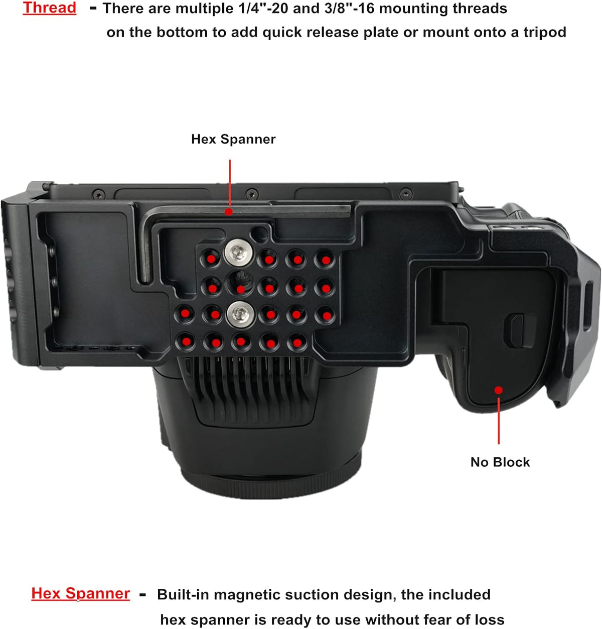Camera Cage with Top Handle T902