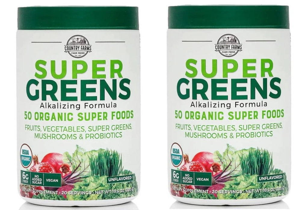 50 Organic Super Foods Drink Mix, 20 Servings, 10.6 Oz, 2 Packs K434045