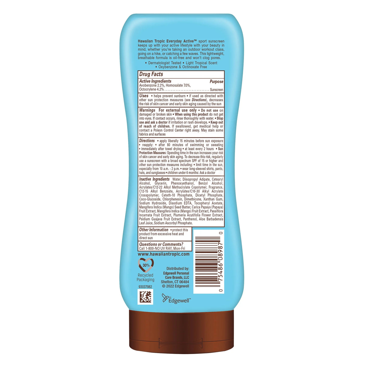Sunscreen SPF 30, 8oz E37323