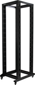 42U 4-Post Open Frame Server Rack Black X935523