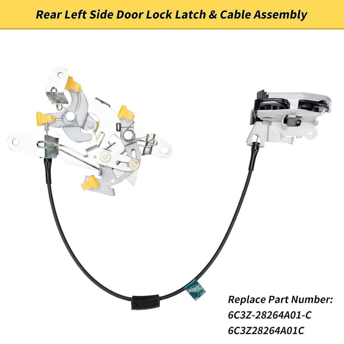 Door Lock Latch Assembly Pack of 2 X58821