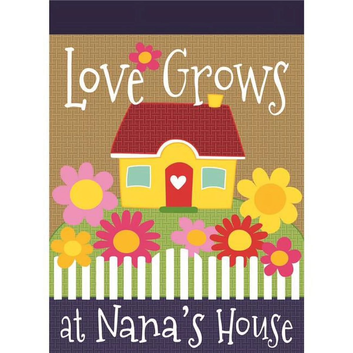 13 x 18 in. Burlap Garden Flag K538143