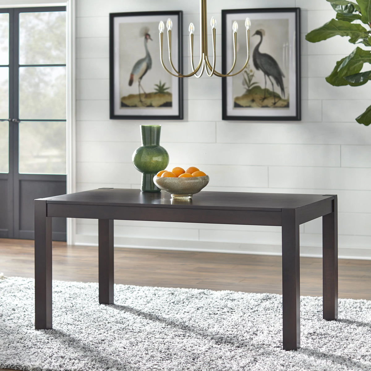 Espresso Wood Dining Bench U24588