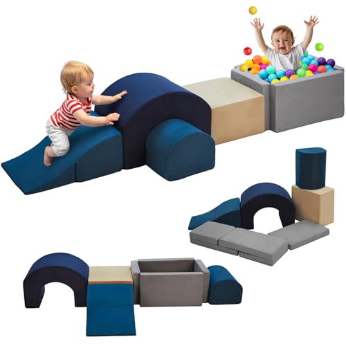 7 Pieces Soft Foam Climbing Blocks PlaySet G676648