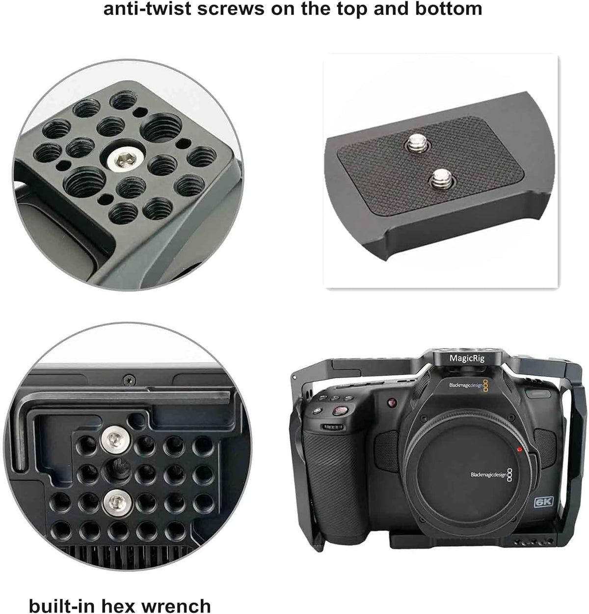Camera Cage with Top Handle T902