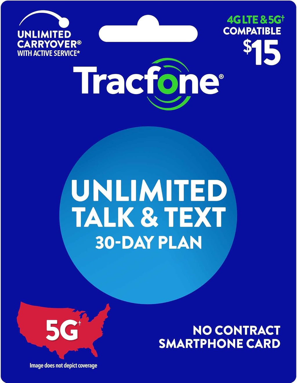 $15 Unlimited Talk and Text / 30 Days N78109