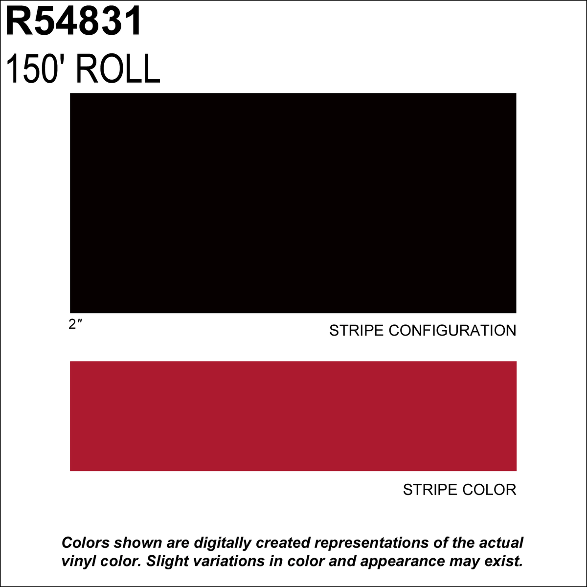 Red Striping Tape I968