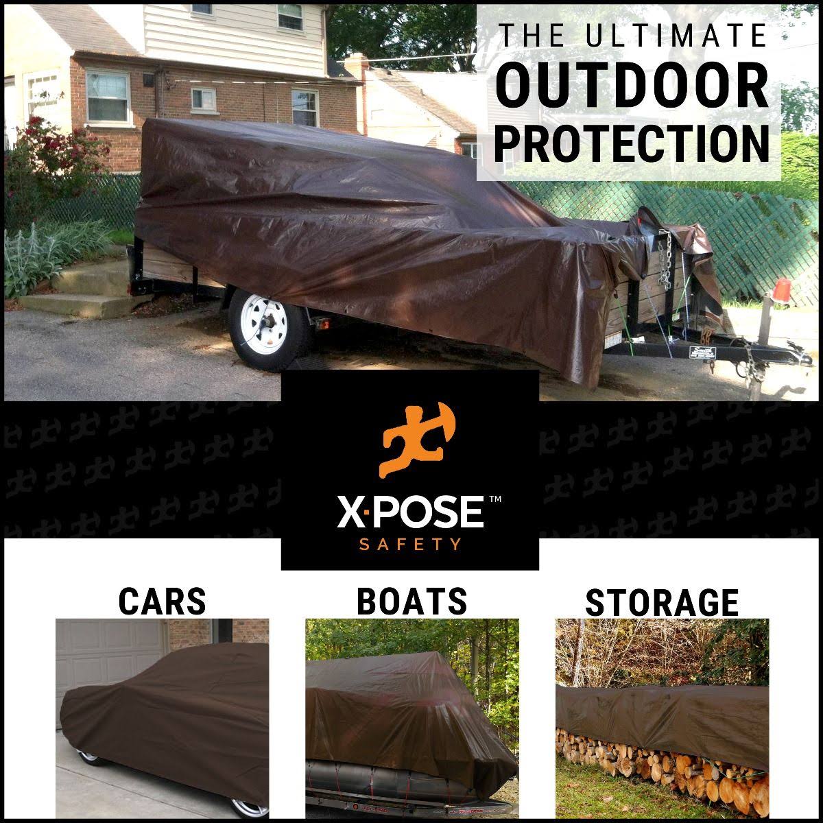 Heavy Duty Brown Poly Tarps 10 x 20 Case of 3 G775723