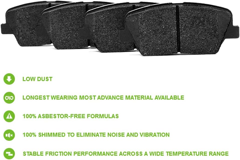 Brake Rotors and Ceramic Brake Pads E5643
