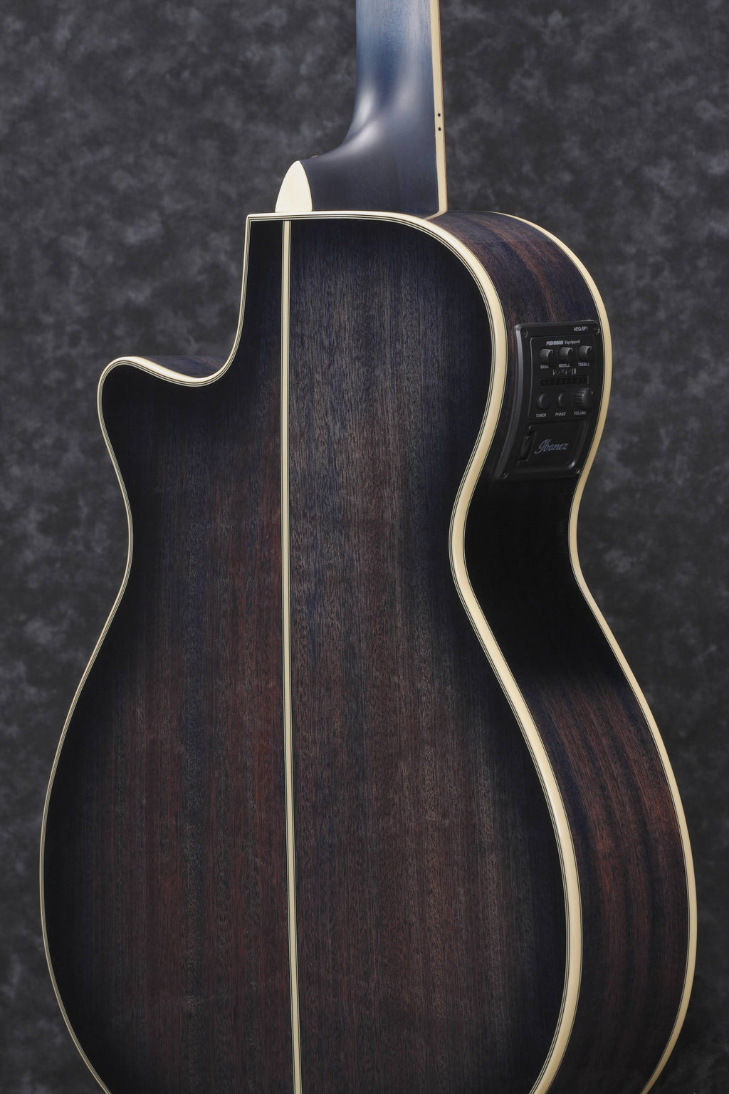 Indigo Blue Burst Acoustic Electric Guitar C388