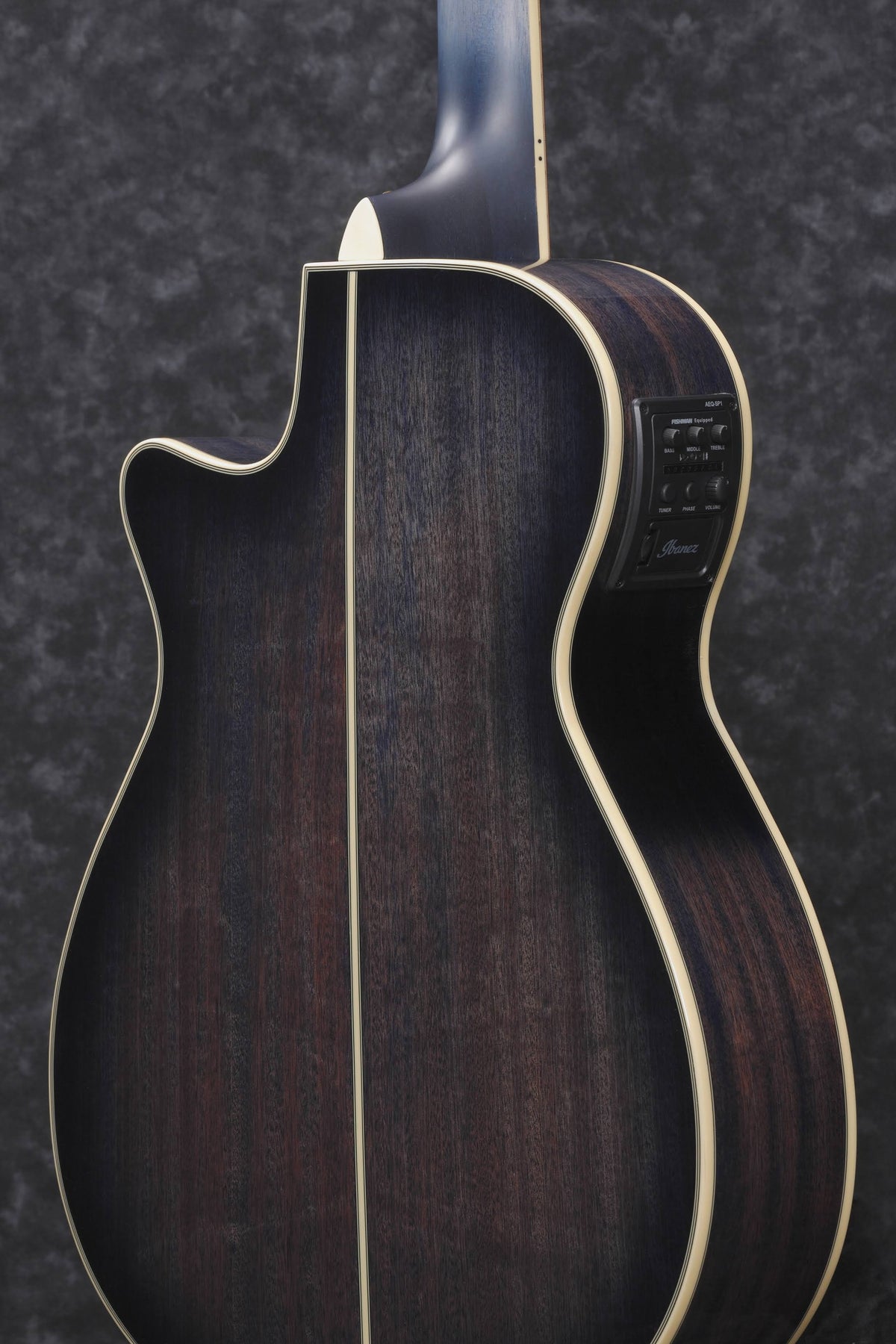 Indigo Blue Burst Acoustic Electric Guitar C388