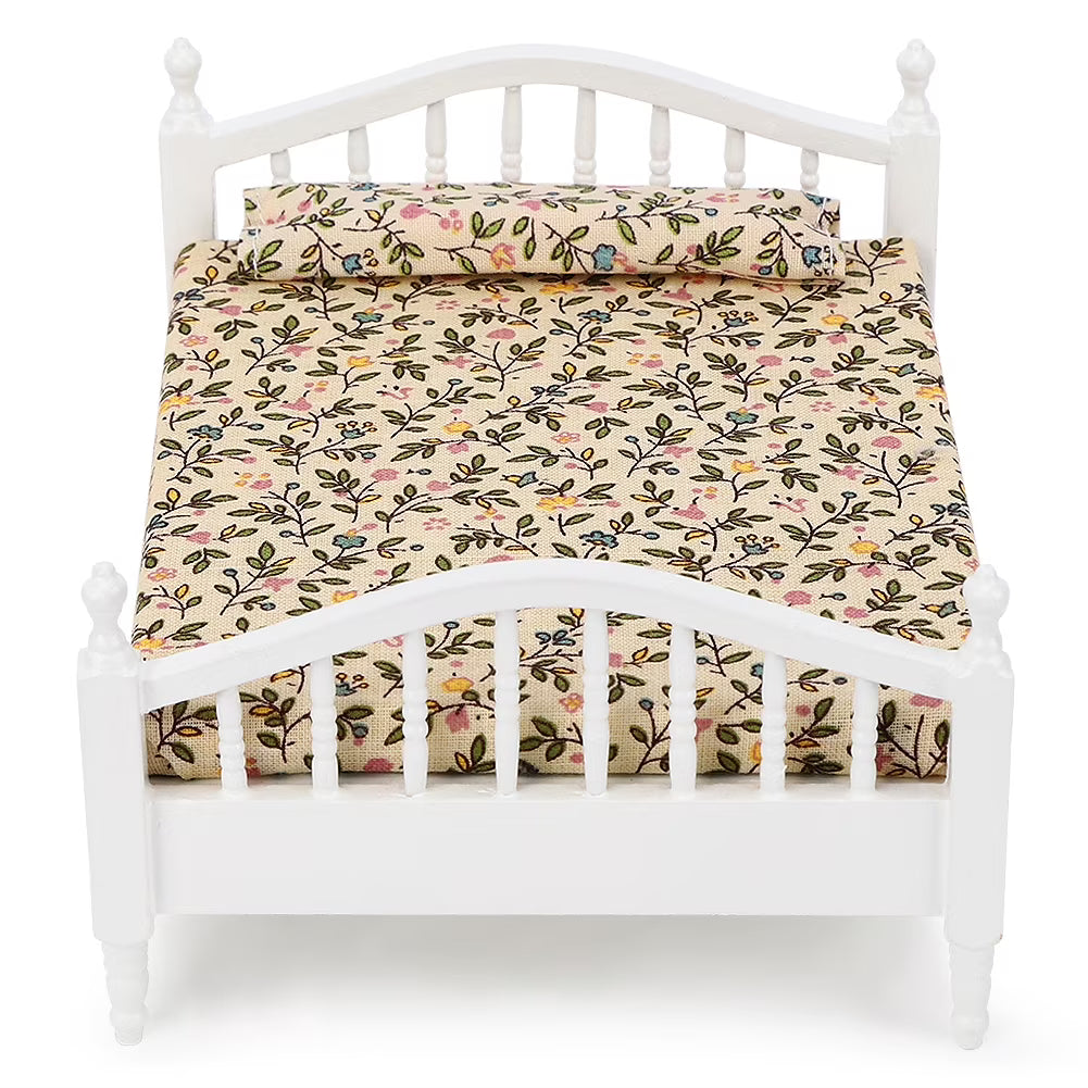 Miniature Dollhouse Bed B804