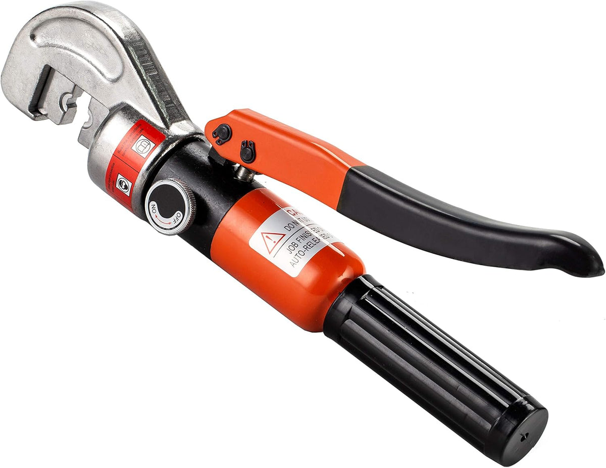 10 Ton Hydraulic Cable Crimper Hand Tool for 1/8, 3/16 Stainless Steel Cable Railing Fittings R926669