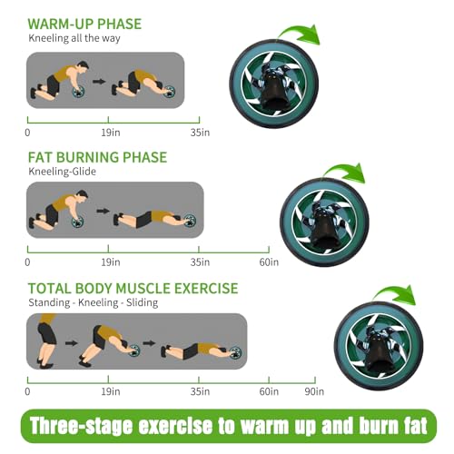 Auto Rebound Abdominal Exercise Roller H4957