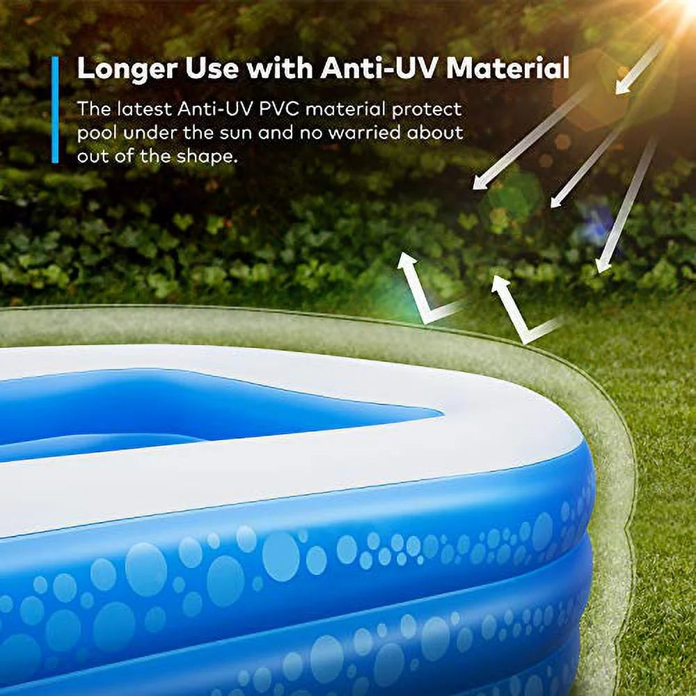 Inflatable Swimming Pool, 118" X 69" X 21" Y164