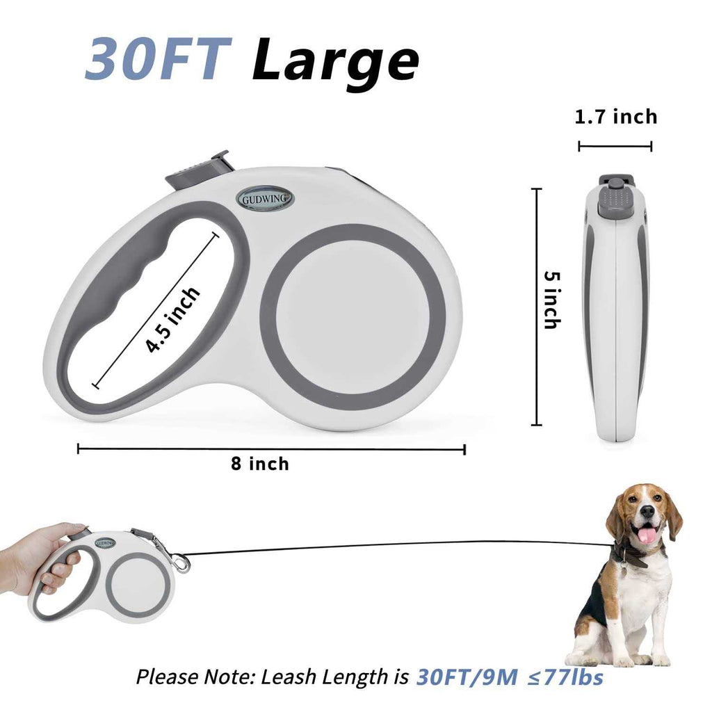 Retractable Dog Leash 30 Ft O338