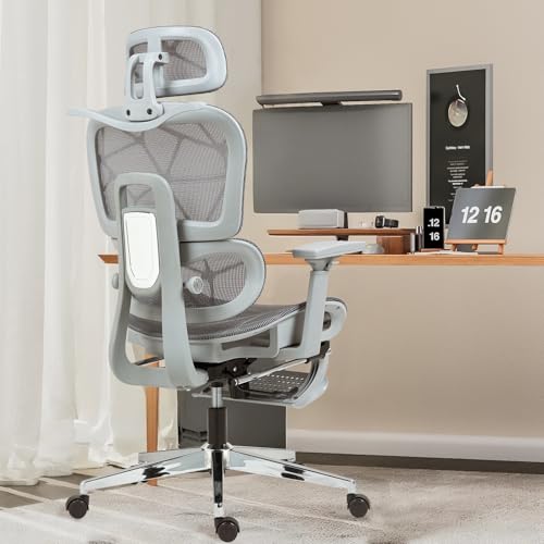 Ergonomic Mesh Office Chair with Footrest T811